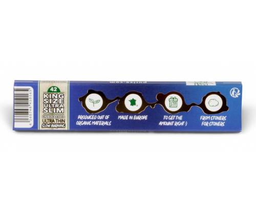 Purize Χαρτάκια Ακατέργαστο - Brown King Size Ultra Slim 32+10φ. - Τιμή: 1,30€