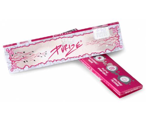 Purize Χαρτάκια Pink - King Size Slim 32+10φ. - Τιμή: 1,30€