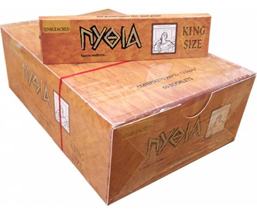 ΠΥΘΙΑ Χαρτάκια - Ακατέργαστο - King Size 60τεμ. - Τιμή: 22,60€