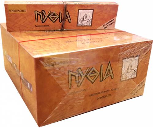 Pithia Rolling Papers - Unbleached - King Size With Tips 24 Pieces -  Price: 19,20€