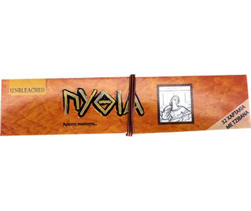 Pithia Rolling Papers - Unbleached - King Size With Tips -  Price: 0,80€