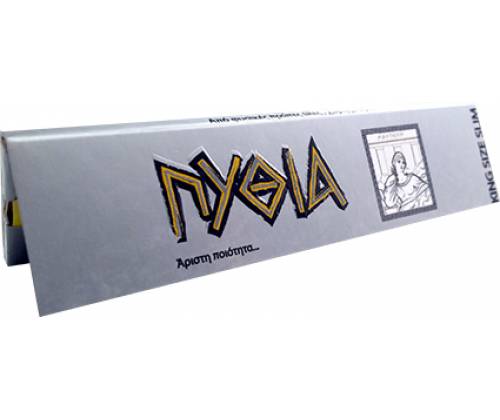 ΠΥΘΙΑ Χαρτάκια - Ασημί - King Size - Τιμή: 0,38€