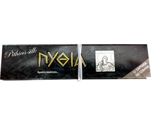 Pithia Rolling Papers - Black King Size With Tips -  Price: 0,80€