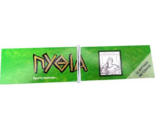 Pithia Rolling Papers King Size With Tips - Green -  Price: 0,70€