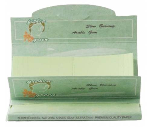 Πυθία Χαρτάκια Φύσις 50φ. 1¼ με Τζιβάνα - Πράσινο 24τεμ. - Τιμή: 15,30€