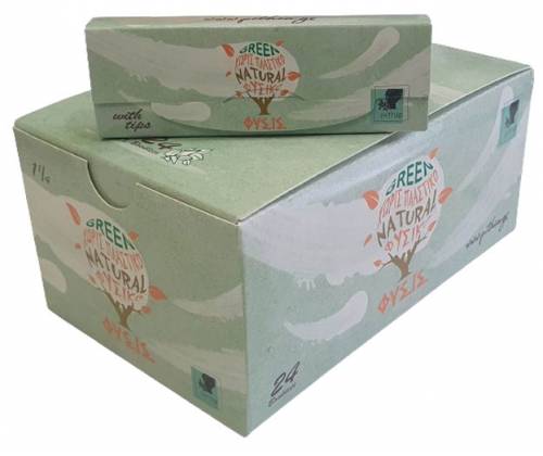 Πυθία Χαρτάκια Φύσις 50φ. 1¼ με Τζιβάνα - Πράσινο 24τεμ. - Τιμή: 15,30€