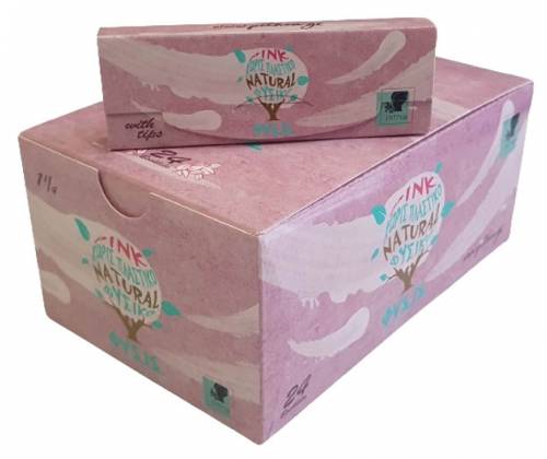 Πυθία Χαρτάκια Φύσις 50φ. 1¼ με Τζιβάνα - Ροζ 24τεμ. - Τιμή: 15,30€