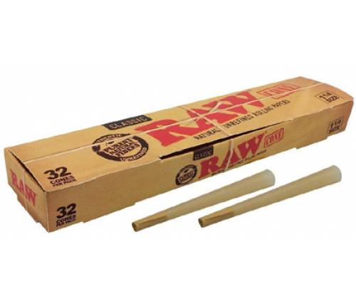 RAW Classic Cone PreRolled Basic - Κώνος Προτυλιγμένος - 32τεμ. - 1¼ - Τιμή: 5,00€