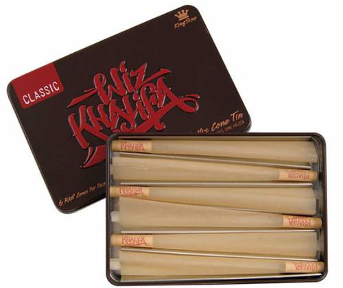 RAW Cone Wiz Khalifa Tin Κώνος - King Size - ΔΩΡΟ Ταμπακιέρα - Τιμή: 3,90€
