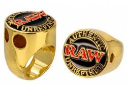 Δαχτυλίδι RAW Championship - Gold Smoking Ring