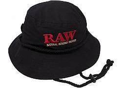 RAW Smokerman's Bucket Hat Καπέλο Μαύρο - Medium (57-58cm)