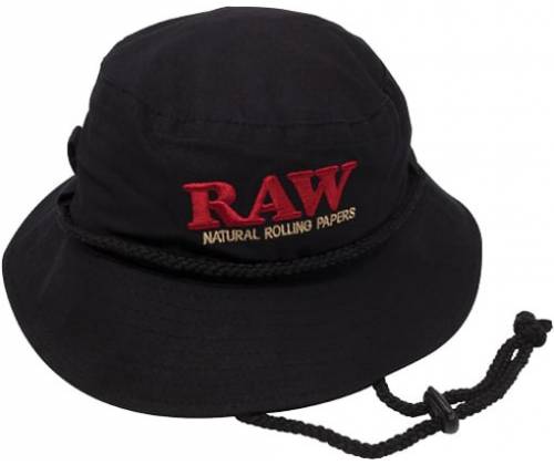 RAW Smokerman's Bucket Hat Καπέλο Μαύρο - Medium (57-58cm) - Τιμή: 19,90€
