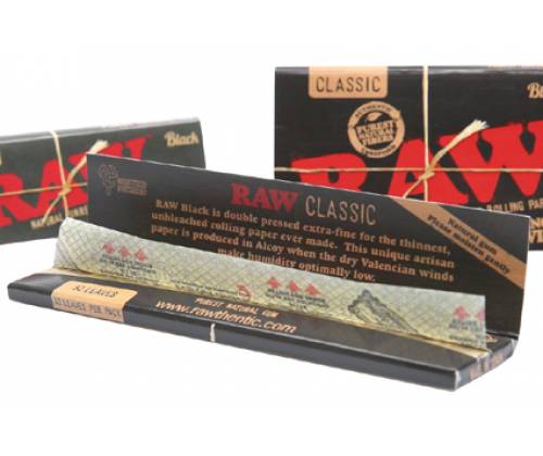 RAW Papers Classic Black - Raw - King Size Slim 50pcs -  Price: 31,30€