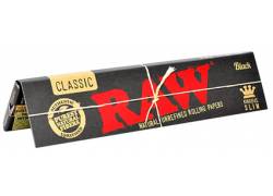 RAW Χαρτάκια Classic Black- Ακατέργαστο - King Size Slim