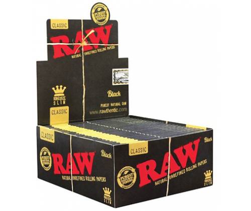 RAW Papers Classic Black - Raw - King Size Slim 50pcs -  Price: 31,30€