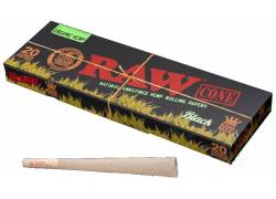 RAW Black Cone PreRolled Organic - Κώνος Προτυλιγμένος - 20τεμ. - King Size