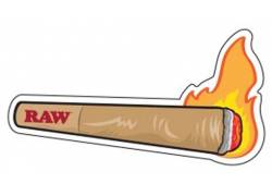 Raw Stickers Αυτοκόλλητο Burning Cone - 11x6cm