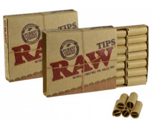 RAW Pre-Rolled Tips Τζιβάνα - Προτυλιγμένη - Τιμή: 0,67€