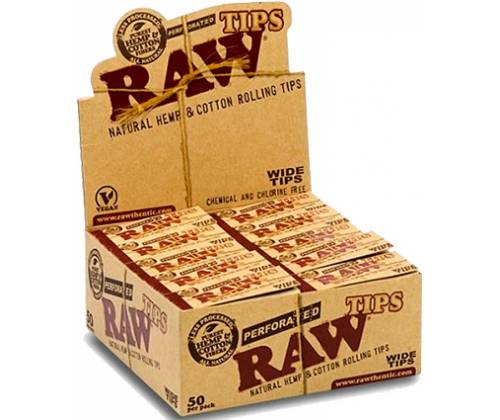 RAW Wide TIPS Τζιβάνα - Φαρδιά Σπαστή 50τεμ. - Τιμή: 11,50€