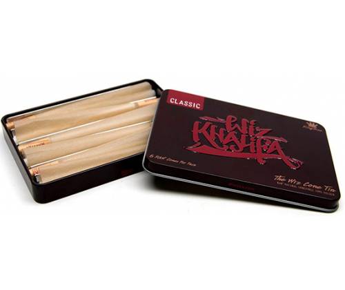 RAW Cone Wiz Khalifa Tin Κώνος - King Size - ΔΩΡΟ Ταμπακιέρα - 8τεμ. - Τιμή: 28,60€