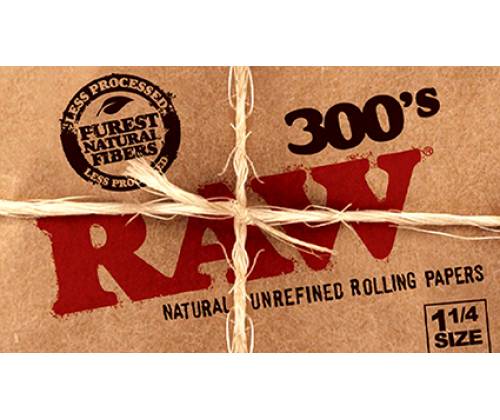 RAW 300's Χαρτάκια Classic - Ακατέργαστο - 1¼ - Τιμή: 2,40€