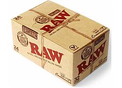 RAW Χαρτάκια Classic - Ακατέργαστο - 1¼ με Τζιβάνα 24τεμ.