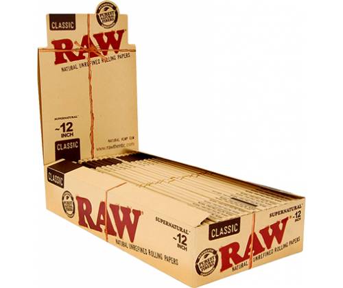 RAW Χαρτάκια Classic - Ακατέργαστο - SuperNatural 12 inches 20τεμ. - Τιμή: 40,00€