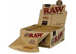 RAW Artesano Χαρτάκια Classic - Ακατέργαστο - King Size Slim με Τζιβάνες και Δισκάκι 15τεμ
