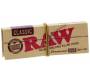 RAW Connoisseur Χαρτάκια Classic - Ακατέργαστο - Single Wide με Τζιβάνες - Τιμή: 0,76€