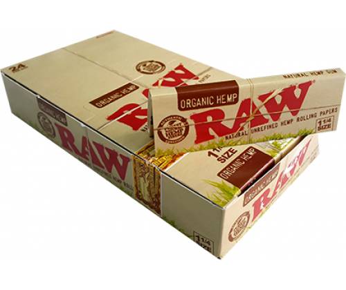 RAW Paper - Organic Hemp - 1¼ 24pcs -  Price: 18,00€