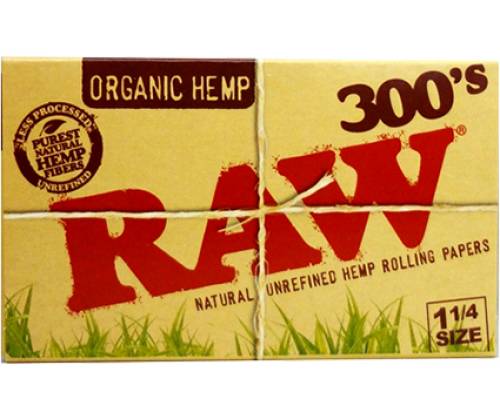 RAW 300's Χαρτάκια - Organic Hemp - 1¼ - Τιμή: 2,80€