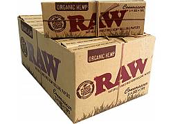 RAW Χαρτάκια - Organic Hemp - 1¼ με Τζιβάνα 24τεμ.