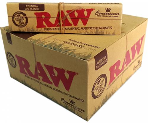 RAW Papers - Organic Hemp - King Size Slim with Tips 24pcs -  Price: 18,80€