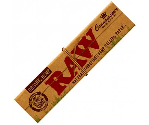 RAW Papers - Organic Hemp - King Size Slim with Tips -  Price: 0,80€