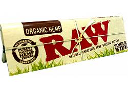 RAW Χαρτάκια - Organic Hemp - Single Wide