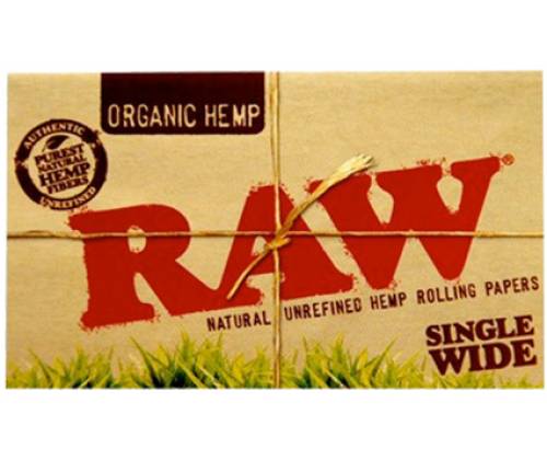 RAW Χαρτάκια - Organic Hemp - Single Wide Double - Τιμή: 0,47€