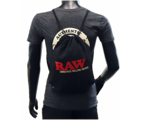 RAW Drawstring Bag Τσάντα Πλάτης - Black - Τιμή: 9,90€
