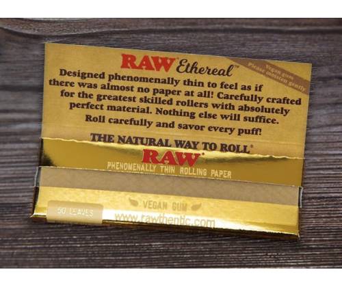 RAW Χαρτάκια Classic Ethereal - Ακατέργαστο - 1¼  50φ. - 24τεμ. - Τιμή: 91,20€