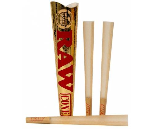 RAW Cone Classic Ethereal Κώνος Χρυσό - King Size - Τιμή: 1,95€