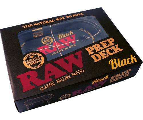 Raw Rolling Tray Πτυσσόμενος Δίσκος Prep Deck Mini Black (22x10.5cm) - Τιμή: 14,90€