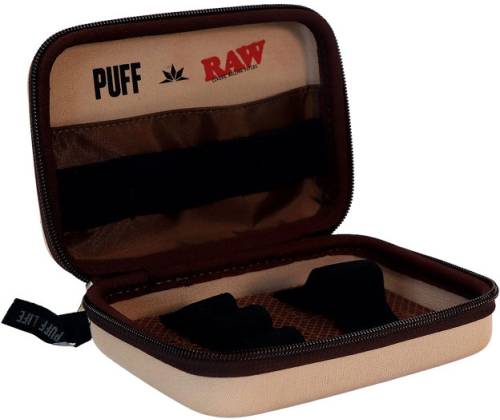 RAW X-Puff Life Τσαντάκι Μεταφοράς - Μπεζ Small (15x10x5cm) - Τιμή: 39,50€
