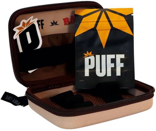 RAW X-Puff Life Τσαντάκι Μεταφοράς - Μπεζ Small (15x10x5cm) - Τιμή: 39,50€