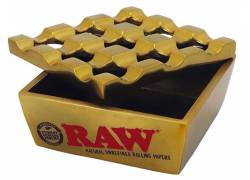 Raw Regal Μεταλλικό Τασάκι 8x8cm - Gold