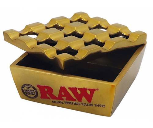 Raw Regal Μεταλλικό Τασάκι 8x8cm - Gold - Τιμή: 9,90€