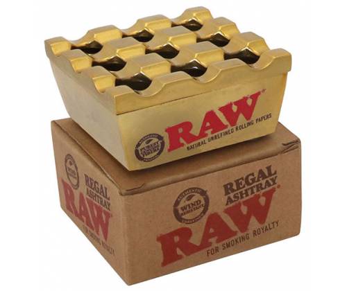 Raw Regal Μεταλλικό Τασάκι 8x8cm - Gold - Τιμή: 9,90€
