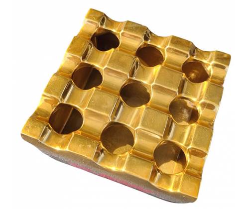 Raw Regal Μεταλλικό Τασάκι 8x8cm - Gold - Τιμή: 9,90€
