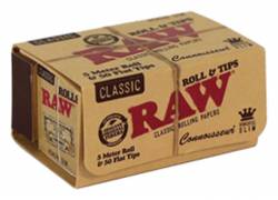 RAW Rolls & Tips Ρολό 5 Μέτρα με Τζιβάνες Σπαστές