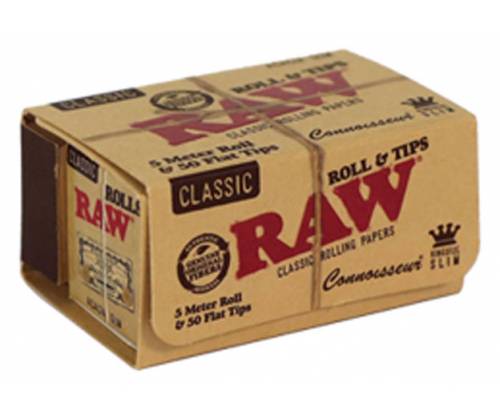 RAW Rolls & Tips 5 Meter Roll with Tips Split -  Price: 1,49€