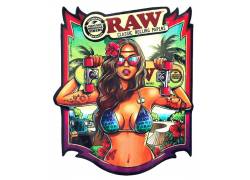 Raw Stickers Αυτοκόλλητο Brazil Girl 2- 10cm