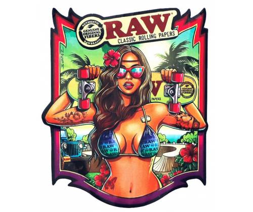 Raw Stickers Αυτοκόλλητο Brazil Girl 2- 10cm - Τιμή: 0,50€